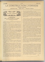 La Construction lyonnaise N°16, pp. 1