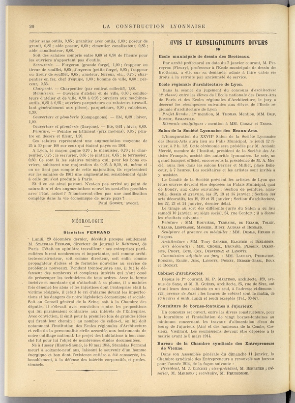 
						Affichage en mode lecture de la page
					