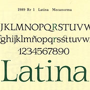 Latina, Exemple, Latina, n° 2