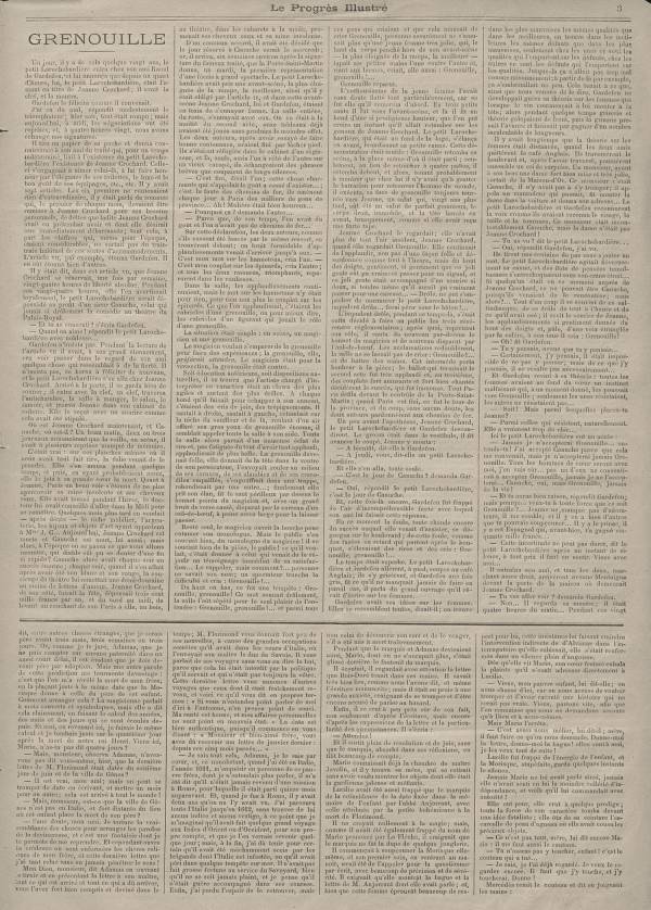 
						Affichage en mode lecture de la page
					