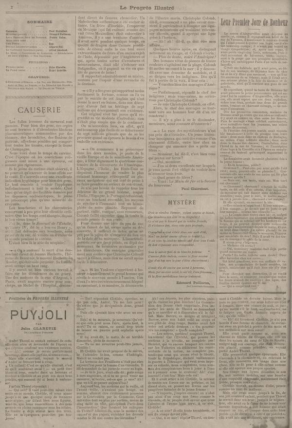 
						Affichage en mode lecture de la page
					