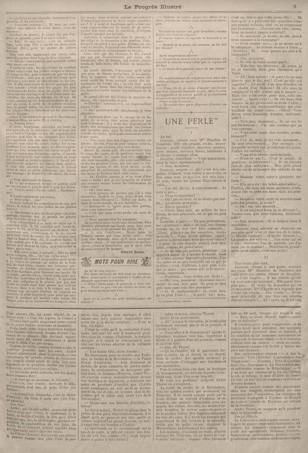 
						Affichage en mode lecture de la page
					