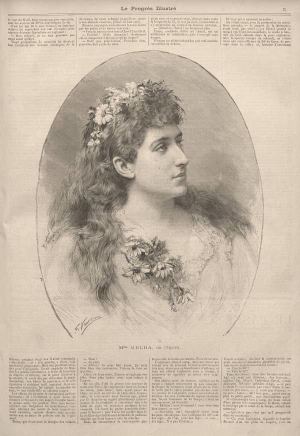 Mlle Melba de l'Opéra