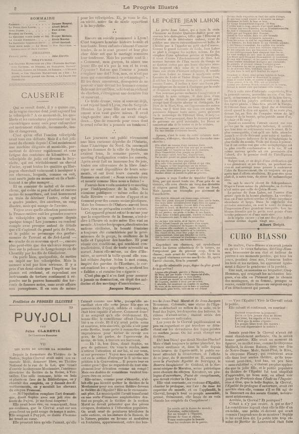 
						Affichage en mode lecture de la page
					