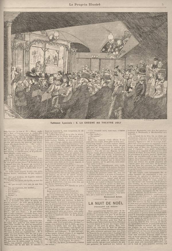 Au théâtre Joli - la crèche : Tableaux lyonnais.