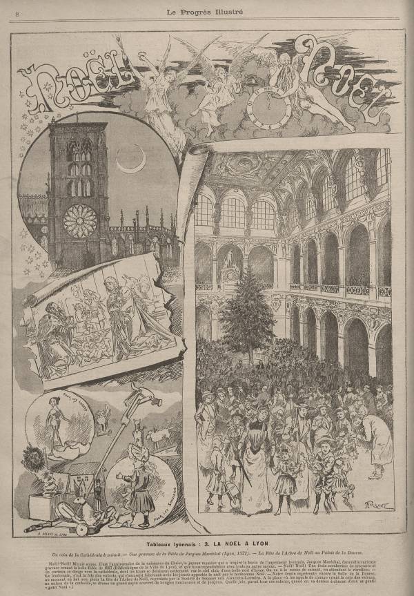 La noël à Lyon : Tableaux lyonnais.