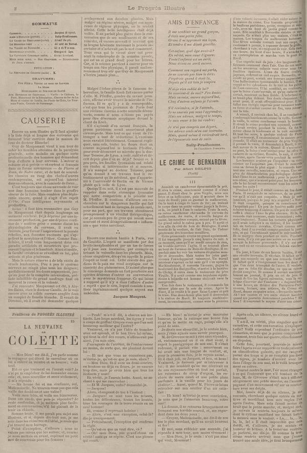 
						Affichage en mode lecture de la page
					