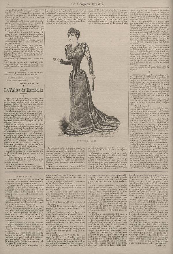 Toilette de dîner : la mode.