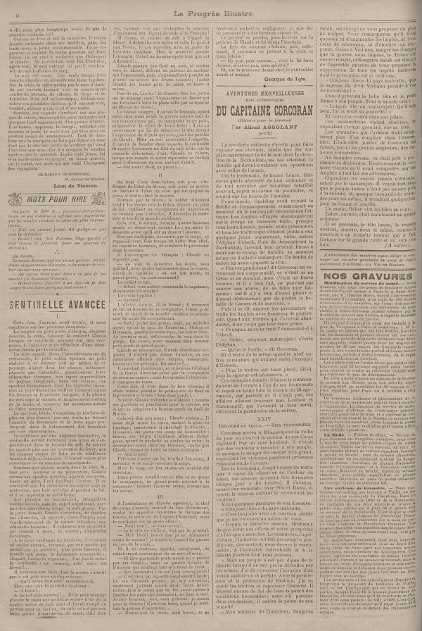 
						Affichage en mode lecture de la page
					