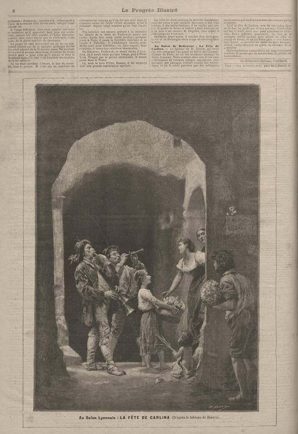 A salon lyonnais, la Fête de Carlina