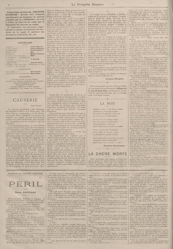 
						Affichage en mode lecture de la page
					