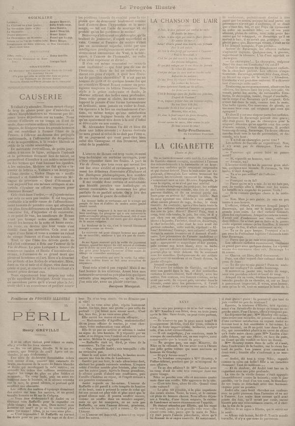 
						Affichage en mode lecture de la page
					