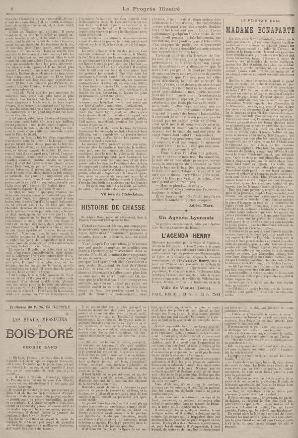 
						Affichage en mode lecture de la page
					