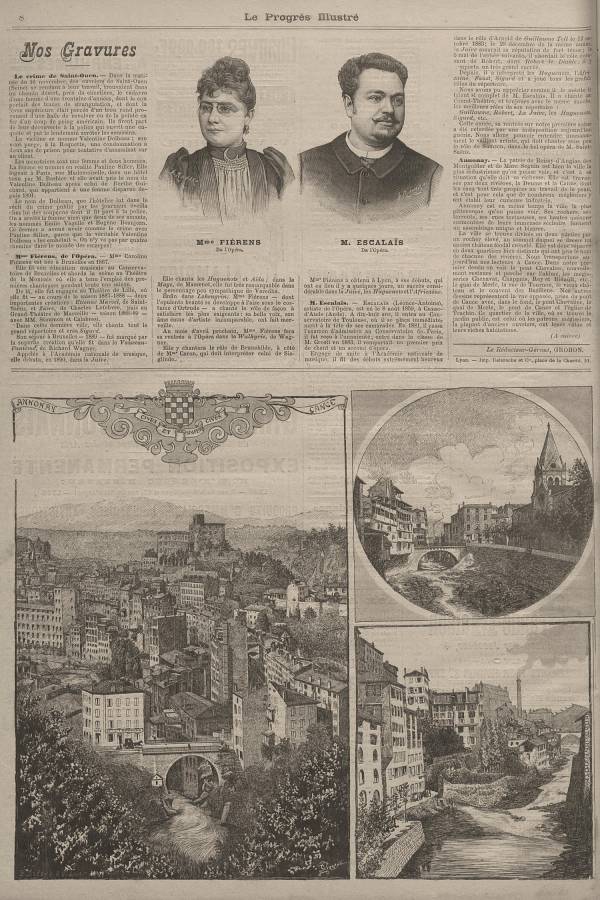 
						Affichage en mode lecture de la page
					