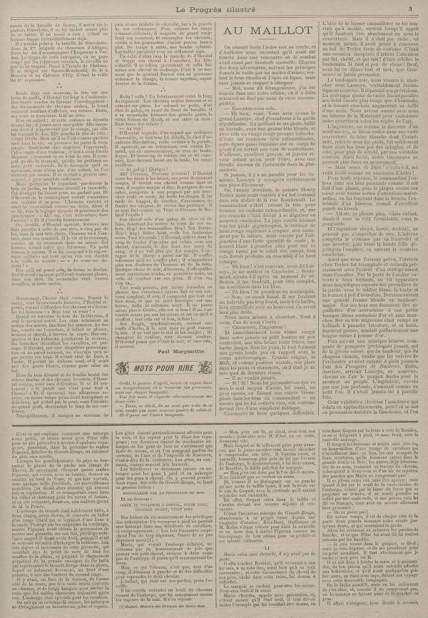 
						Affichage en mode lecture de la page
					