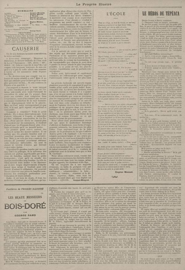 
						Affichage en mode lecture de la page
					