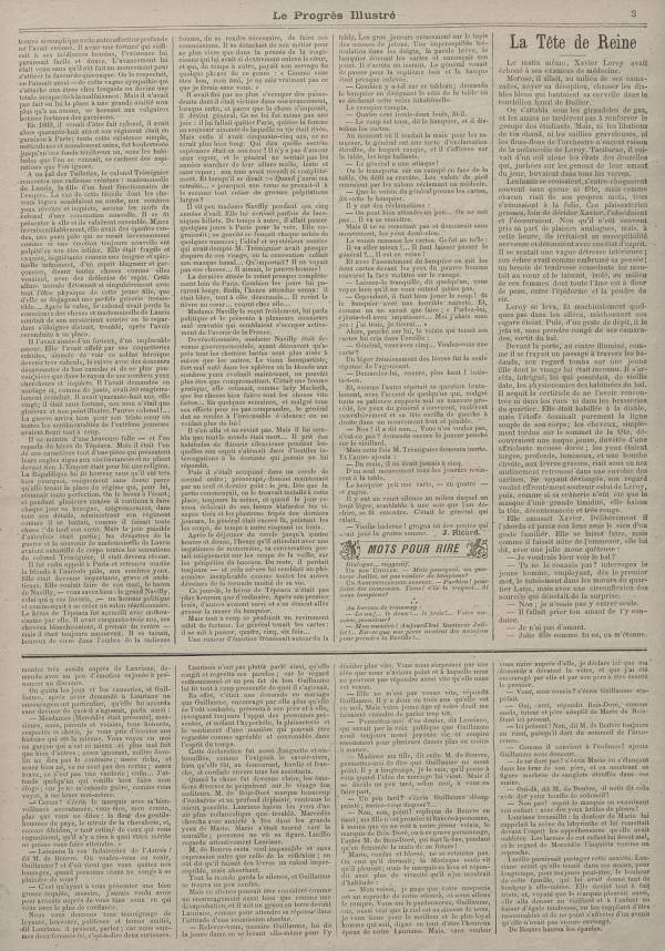 
						Affichage en mode lecture de la page
					