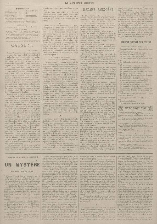 
						Affichage en mode lecture de la page
					