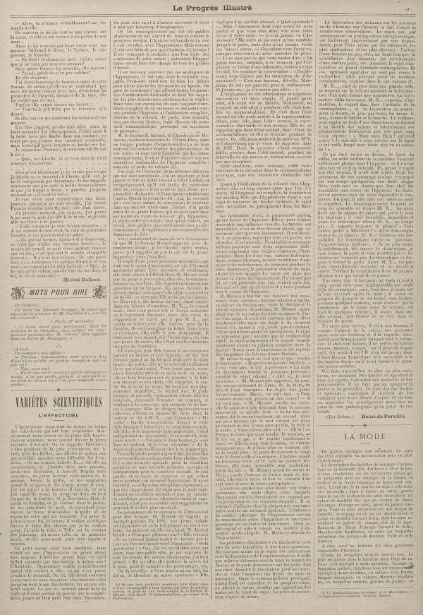 
						Affichage en mode lecture de la page
					