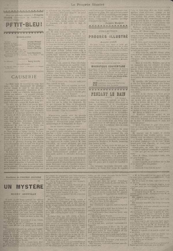 
						Affichage en mode lecture de la page
					