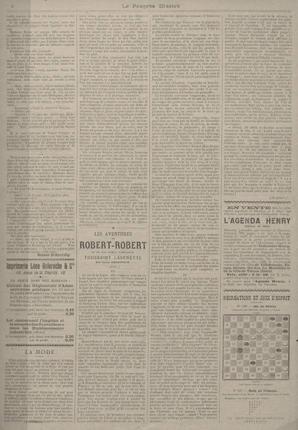 
						Affichage en mode lecture de la page
					