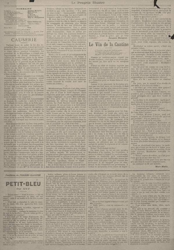 
						Affichage en mode lecture de la page
					