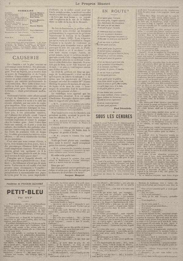 
						Affichage en mode lecture de la page
					