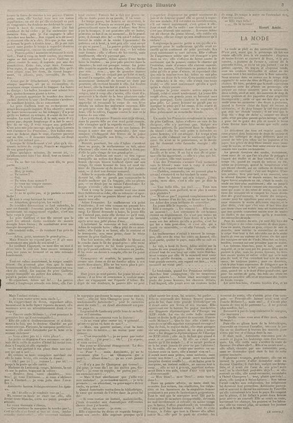 
						Affichage en mode lecture de la page
					