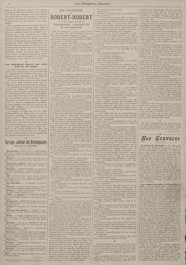 
						Affichage en mode lecture de la page
					