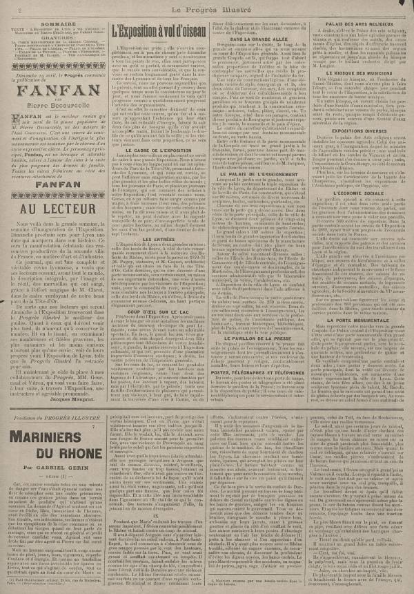 
						Affichage en mode lecture de la page
					