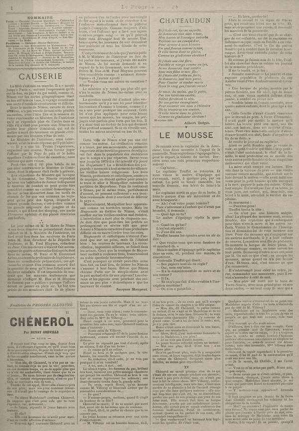 
						Affichage en mode lecture de la page
					