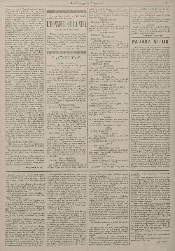 
						Affichage en mode lecture de la page
					