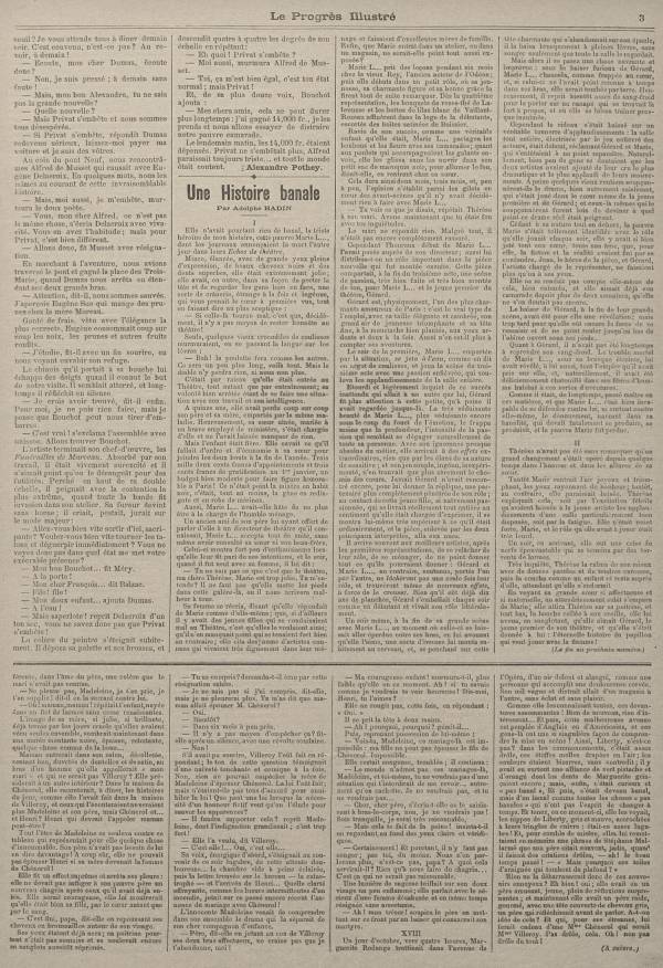 
						Affichage en mode lecture de la page
					