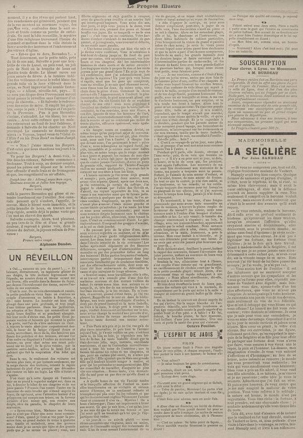 
						Affichage en mode lecture de la page
					