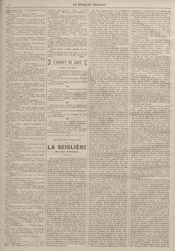
						Affichage en mode lecture de la page
					
