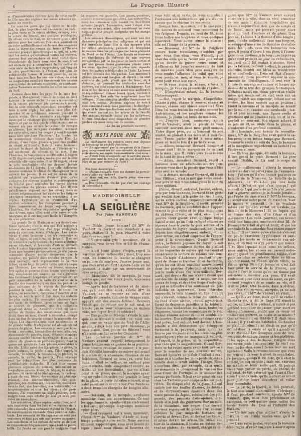 
						Affichage en mode lecture de la page
					