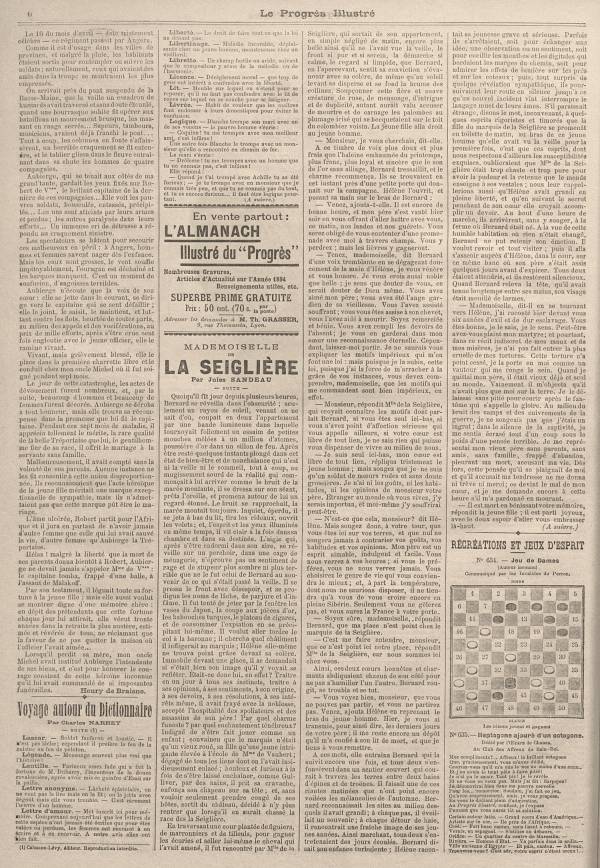 
						Affichage en mode lecture de la page
					