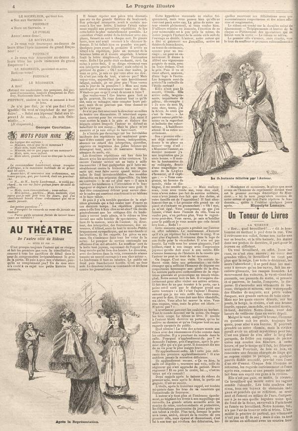 
						Affichage en mode lecture de la page
					