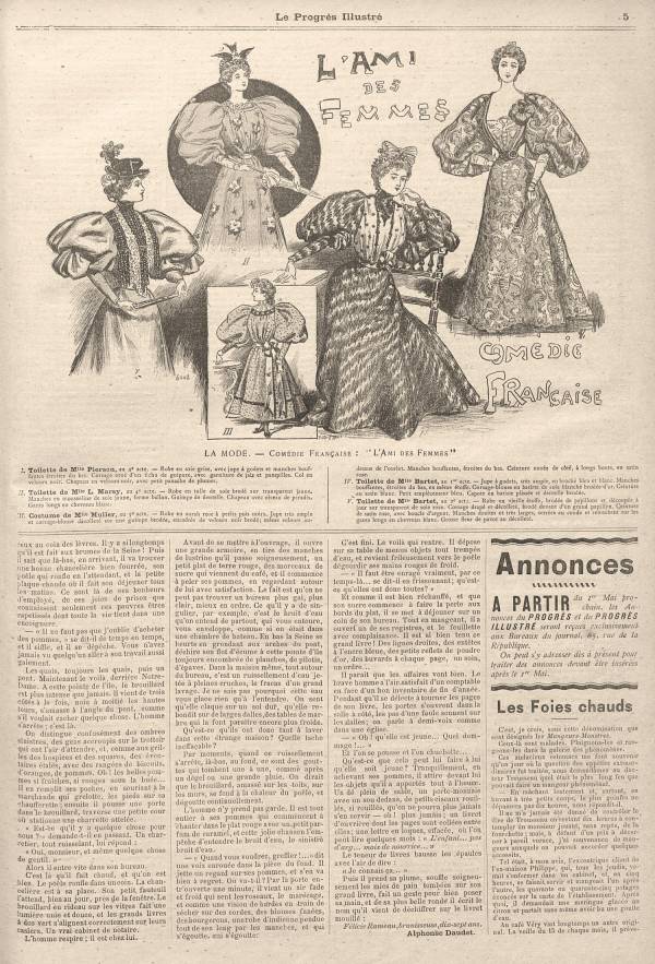 
						Affichage en mode lecture de la page
					