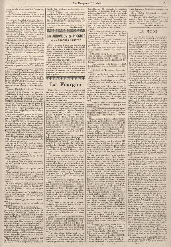 
						Affichage en mode lecture de la page
					