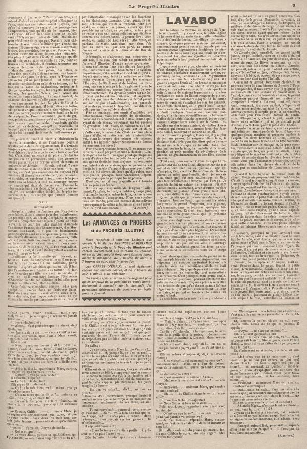 
						Affichage en mode lecture de la page
					