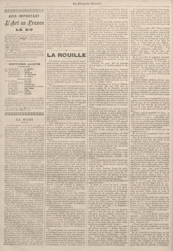 
						Affichage en mode lecture de la page
					