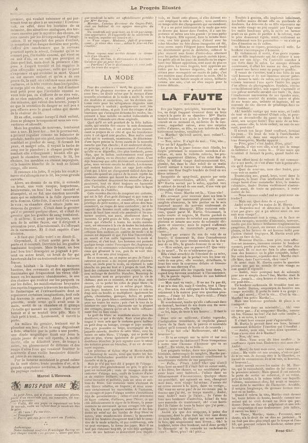 
						Affichage en mode lecture de la page
					