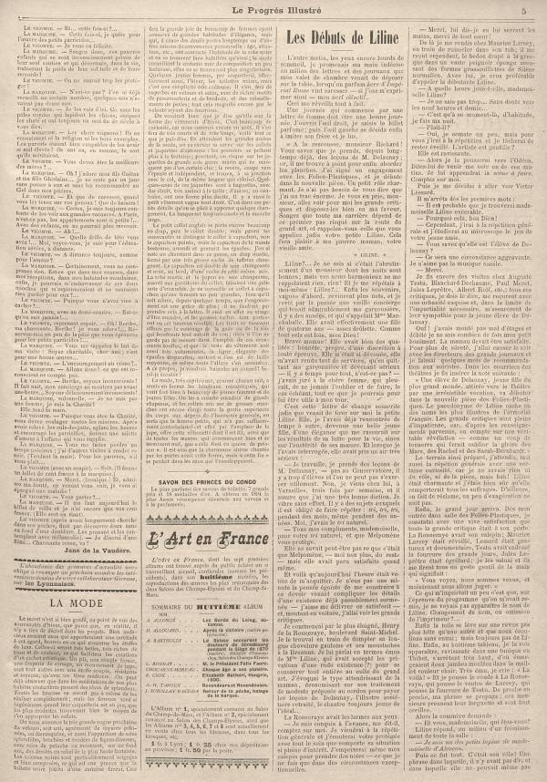 
						Affichage en mode lecture de la page
					