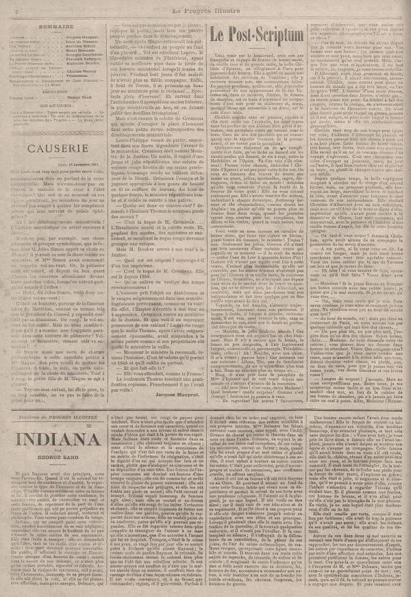 
						Affichage en mode lecture de la page
					