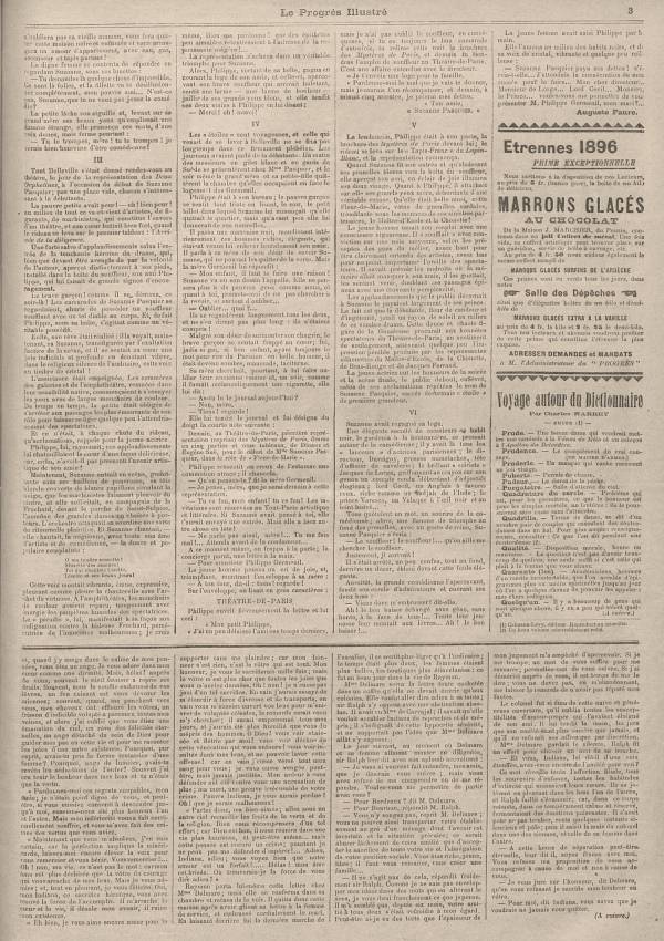 
						Affichage en mode lecture de la page
					