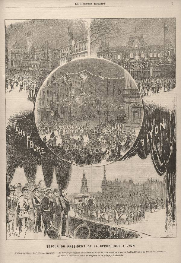 Séjour du président de la République à Lyon