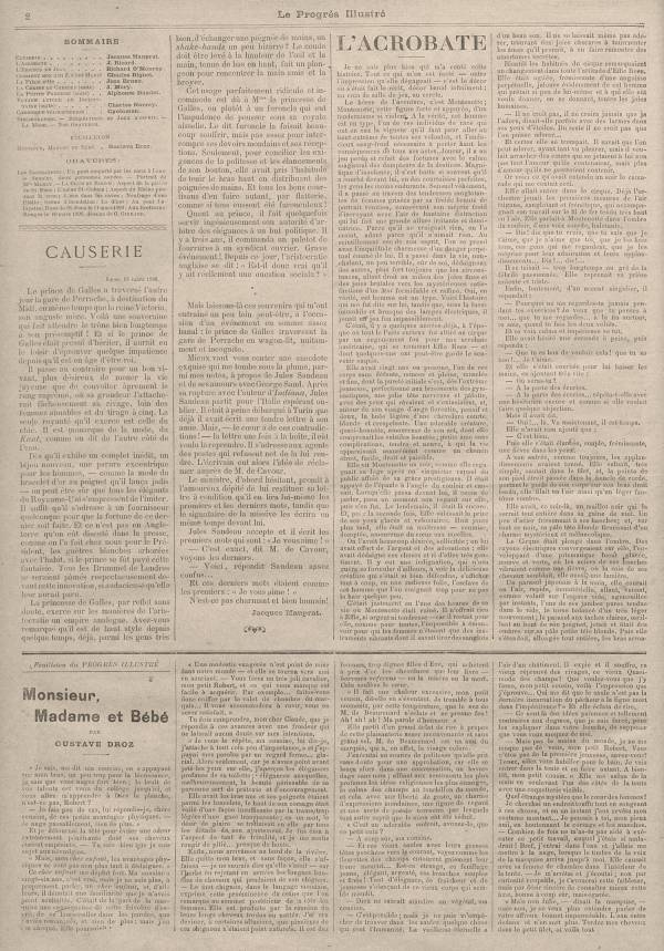 
						Affichage en mode lecture de la page
					