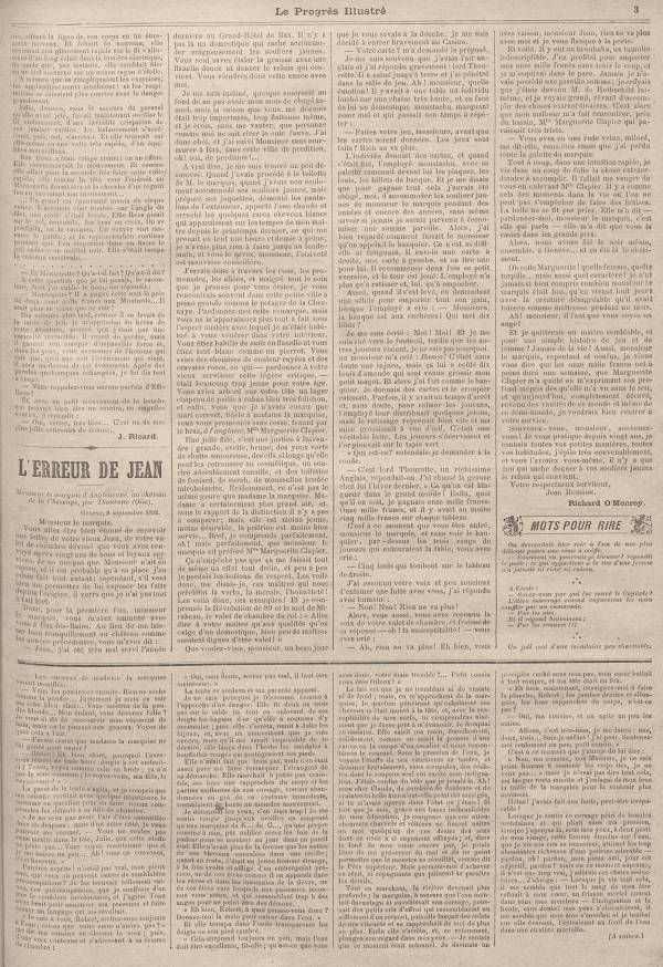 
						Affichage en mode lecture de la page
					