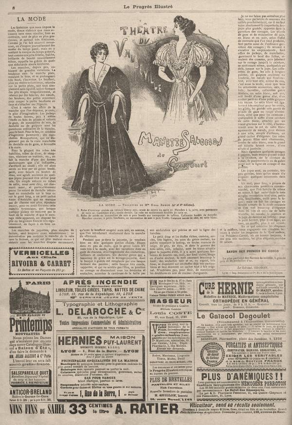 
						Affichage en mode lecture de la page
					